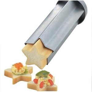 The Pampered Chef One Valtrompia Bread #1570 Tube Star Star-Shaped Silver NWOT